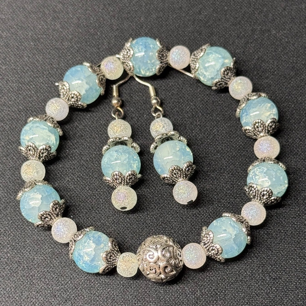 Artesian Handmade Bracelet and Earrings Set